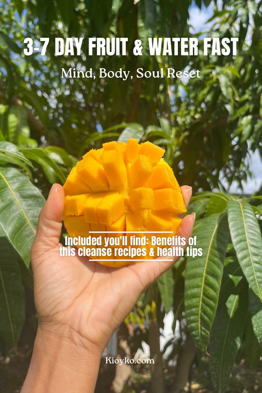 3-7 day fruit & water cleanse guide